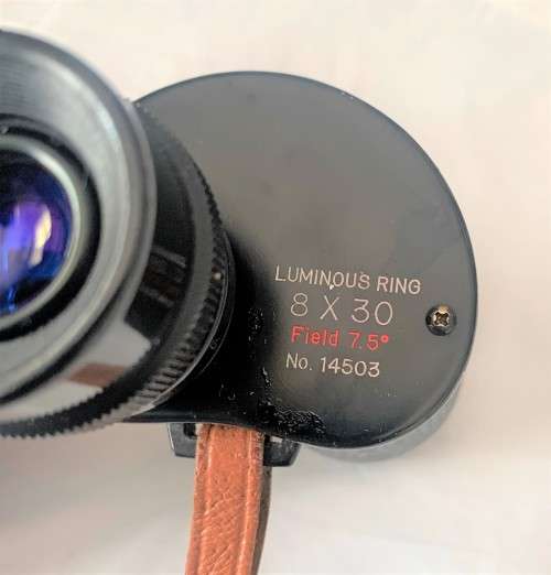 Vesper Luminous Ring 8x30 Binoculars in Original Leather Case - as per photo
