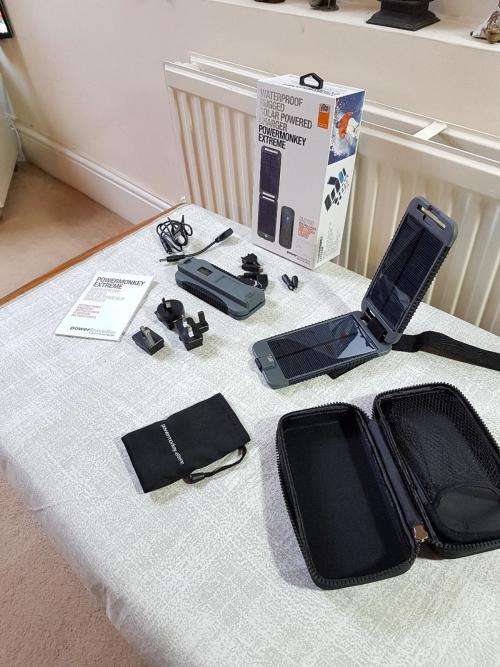 Solar Charger with lots of extras, Extreme Portable Powermonkey.