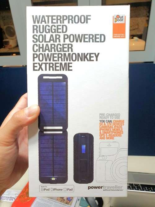 Solar Charger with lots of extras, Extreme Portable Powermonkey.