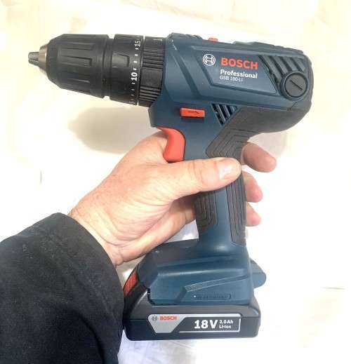 Bosch GSB 180-LI Impact Drill 1 x 2,0Ah Battery, Charger and Case included.