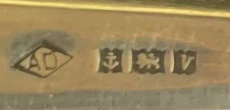 Dunhill silver cigarette holder, in box.