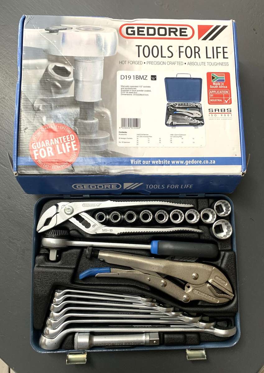 Gedore Tool Socket Set BHX 1/2` D19 1BMZ, new.