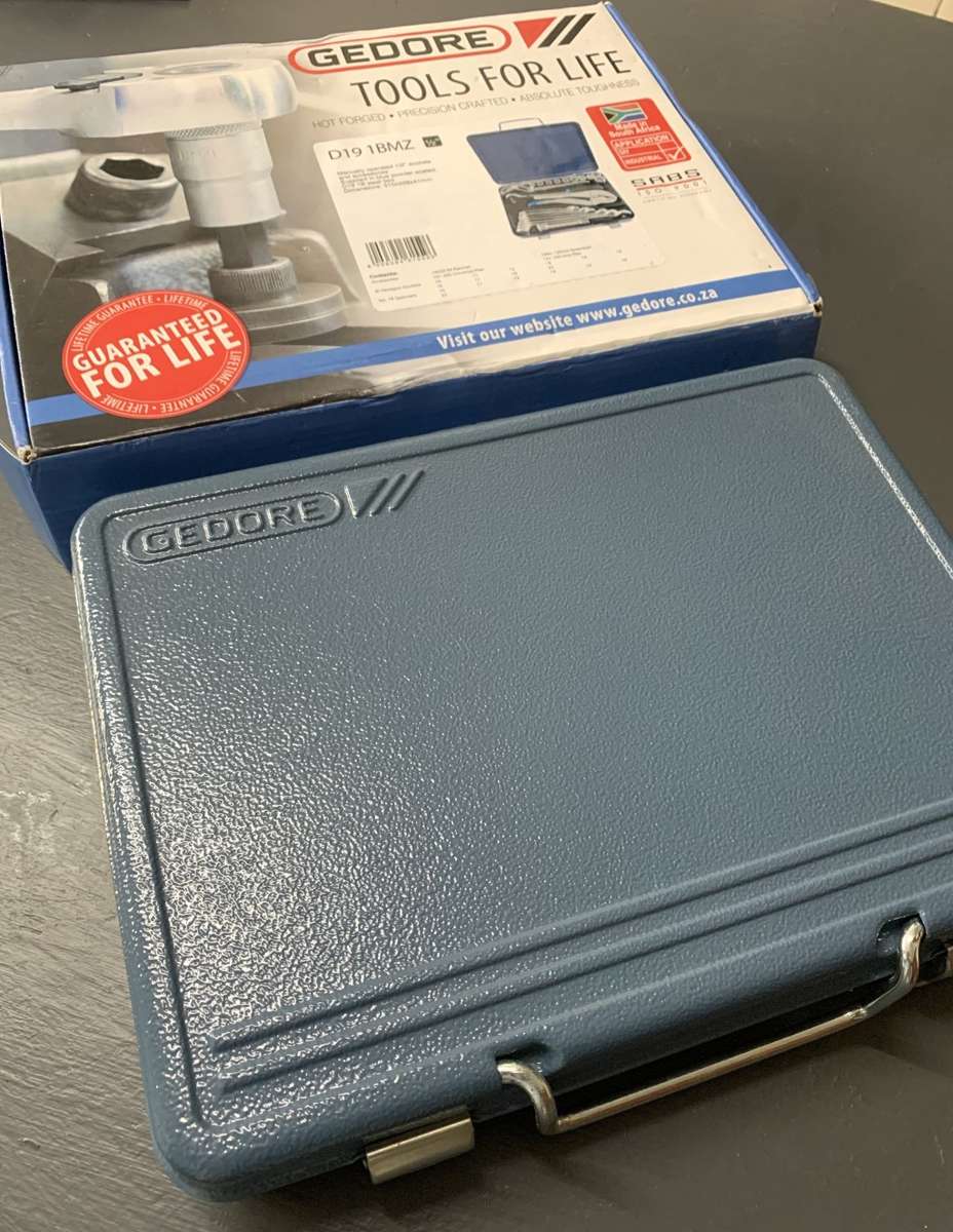 Gedore Tool Socket Set BHX 1/2` D19 1BMZ, new.