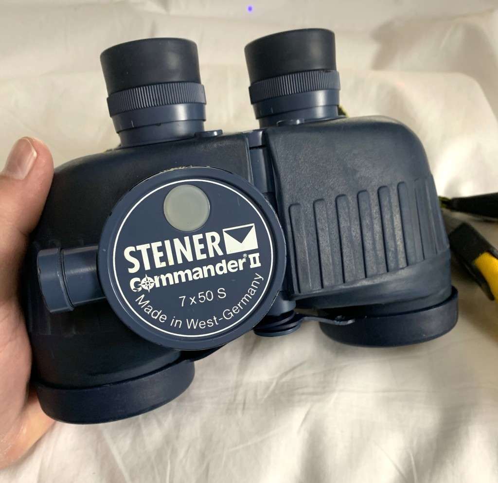 Steiner Marine-Military Binoculars commandant II 7x50 S Binoculars BW with Illuminated Compass.