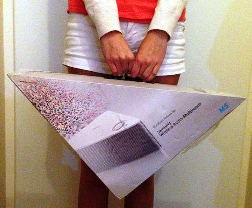 Samsung Shape M5 Bluetooth and Wi-Fi wireless speaker system (White brand new)