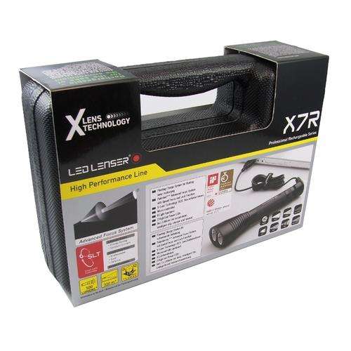 LED Lenser X7R Twin LED Rechargeable 500 Lumen Torch brand new.
