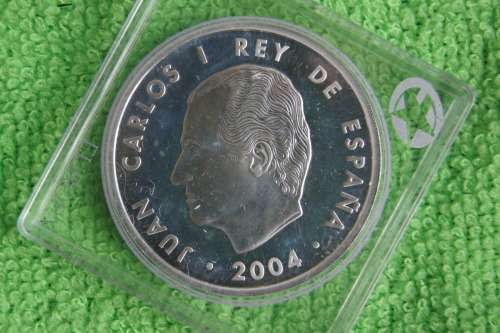2004 Spain Silver Proof 10 Euro