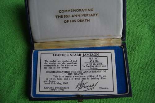 1967 Leander Starr Jameson Medallion Set