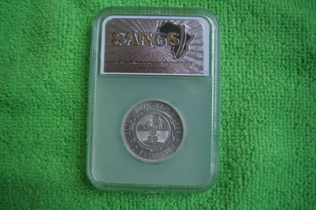 1894 ZAR 2 Shillings - SANGS AU 50