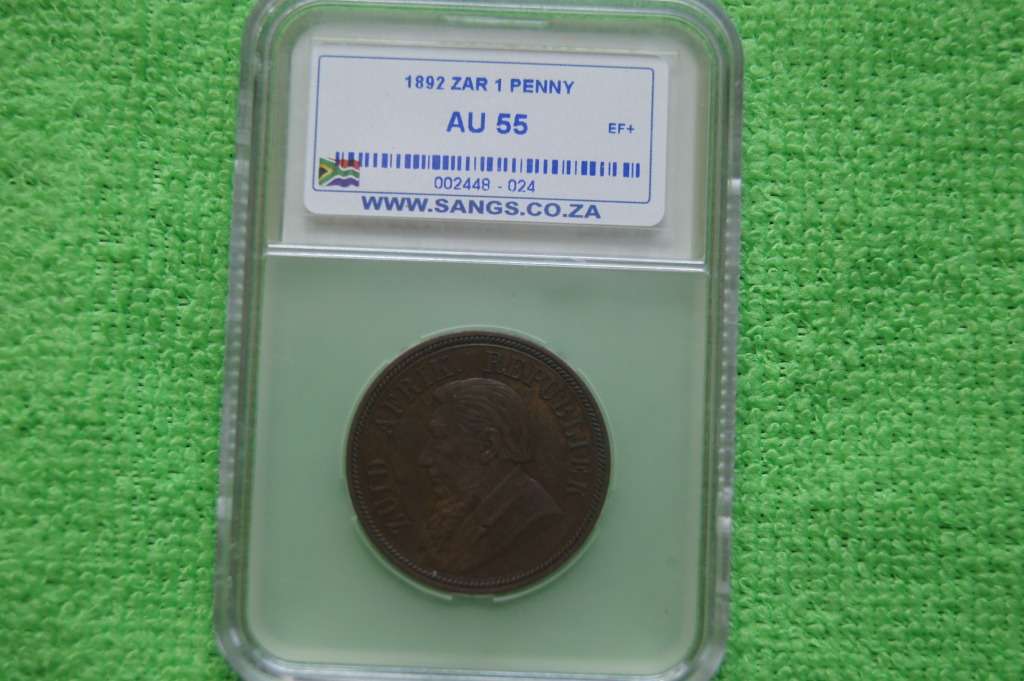 1892 ZAR Penny - SANGS AU55