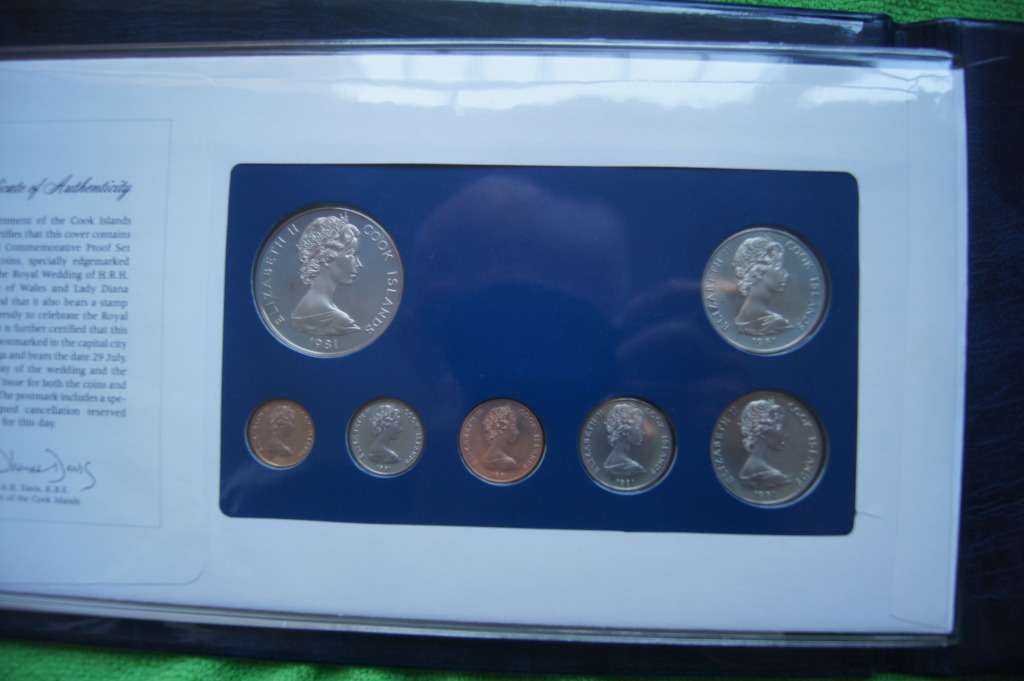 1981 Cook Islands First Day Cover Proof Set