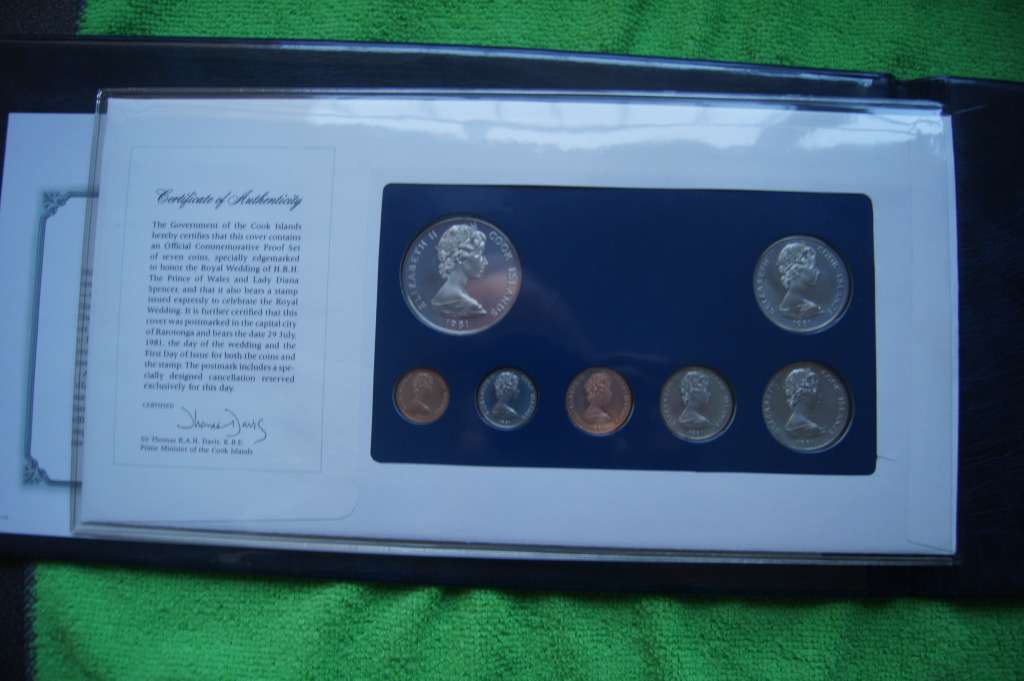 1981 Cook Islands First Day Cover Proof Set