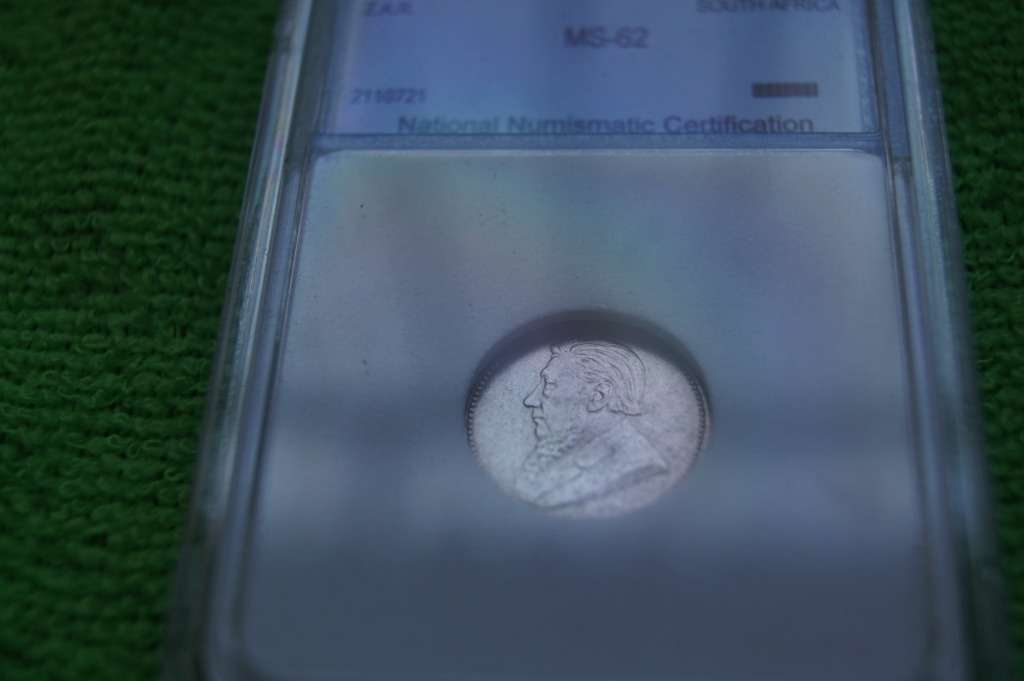 1896 ZAR 6 Pence - NNC MS62