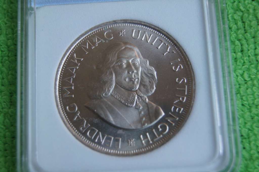 1961 South Africa Silver 50 Cents - MS67