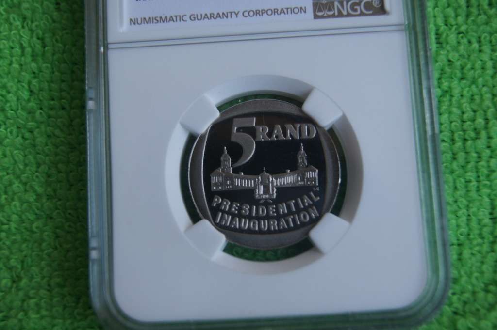 1994 South Africa R5 Presidential Inauguration - PF69 Ultra Cameo