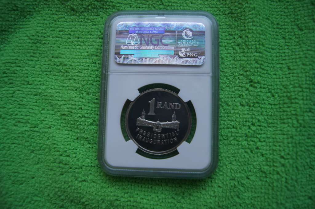 1994 South Africa SR1 - Presidential Inauguration - NGC PF69 Ultra Cameo