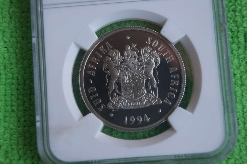 1994 South Africa SR1 - Presidential Inauguration - NGC PF69 Ultra Cameo