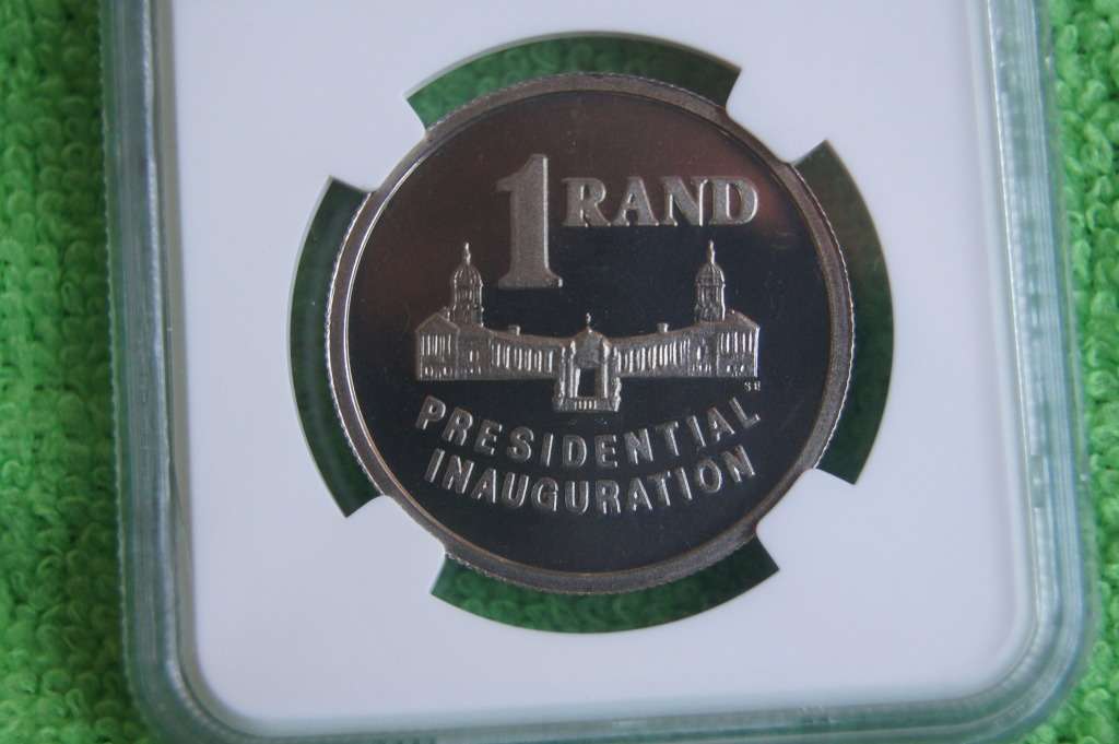 1994 South Africa SR1 - Presidential Inauguration - NGC PF69 Ultra Cameo