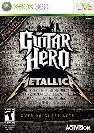 Guitar Hero Metallica Xbox 360