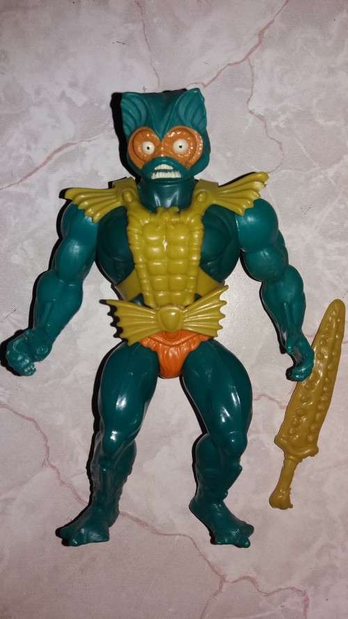 1982 Mer-Man Complete of He-Man-Masters of the Universe (MOTU) Vintage Figure