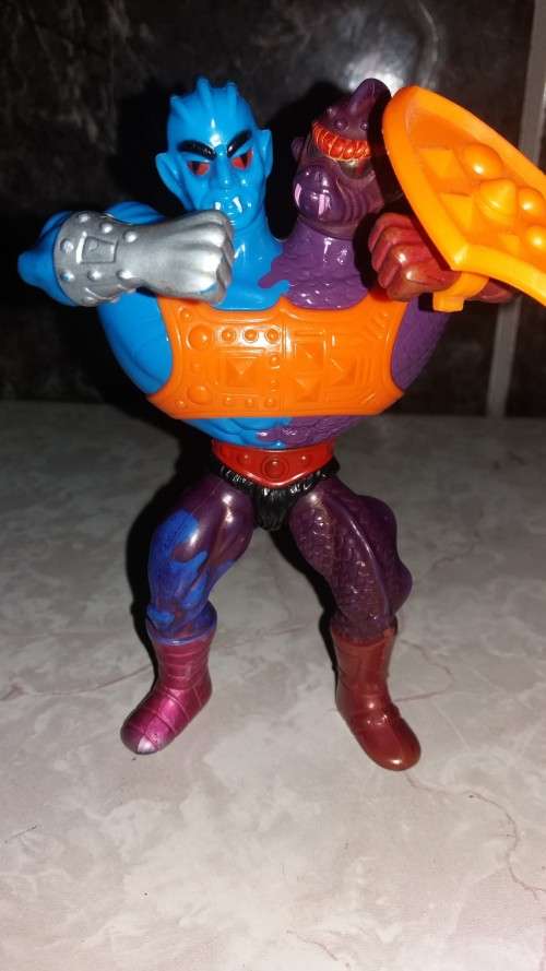 1985 Complete Two Bad of He-Man-Masters of the Universe (MOTU) Vintage Figure