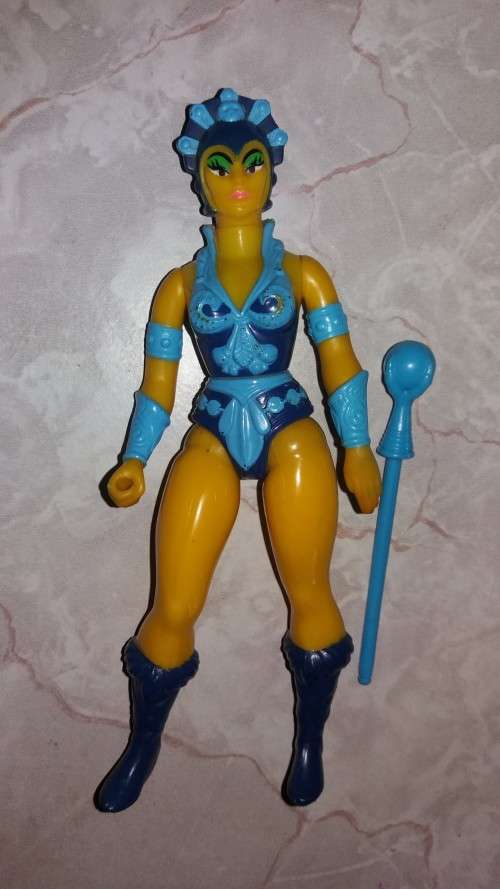 1982 Evil-Lyn Complete of He-Man-Masters of the Universe (MOTU) Vintage Figure