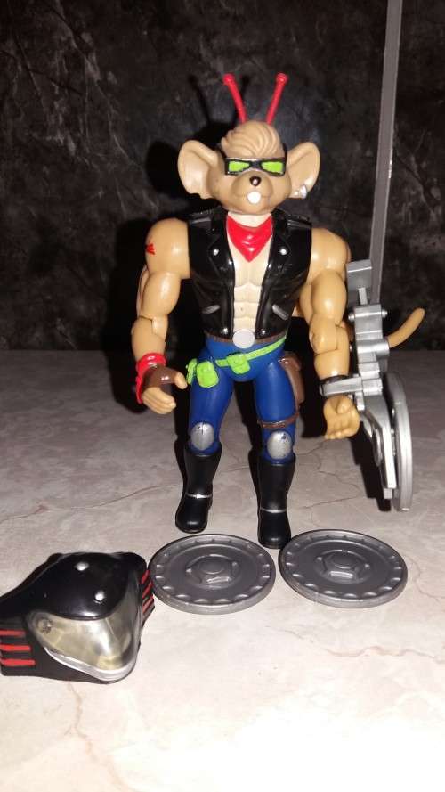 1993 Complete THROTTLE From Biker Mice From Mars Vintage Figure Galoob