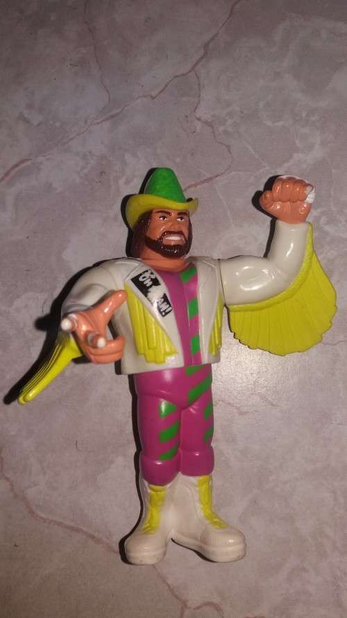 1992 WWF Macho Man Randy Savage Vintage Figure From Hasbro