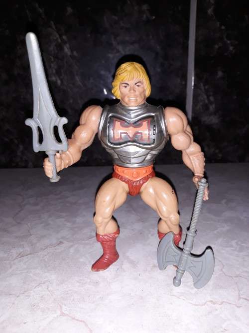 1984 Complete Battle Armor He-Man of He-Man Masters of the Universe #4 (MOTU) Vintage Figure