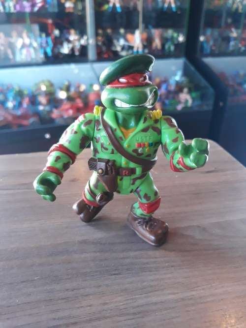 1991 Raphael The Green Teen Beret Vintage Figure Teenage Mutant Ninja Turtles#150