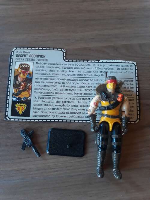 GI Joe 1991 Desert Scorpion Vintage Figures