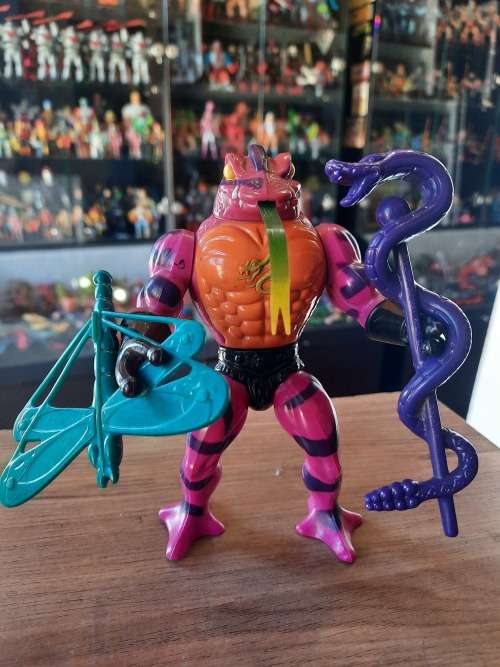 1986 Complete Tung Lashor of He-Man-Masters of the Universe #1947 (MOTU) Vintage Figure