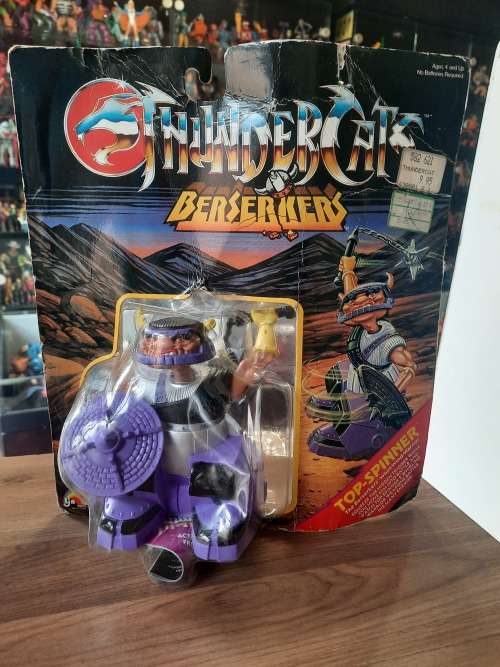 Thundercats 1986 Moc Complete Top Spinner Vintage Figure