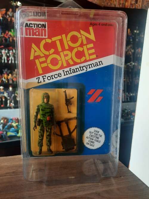 MOC Action Force 1982 Z Force Infantryman Vintage Figure