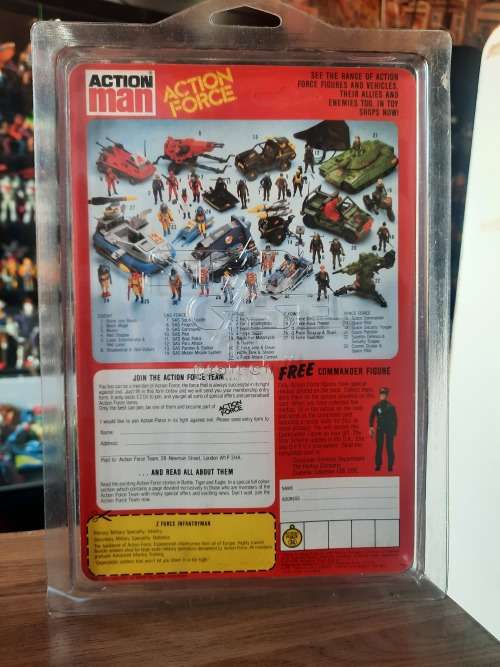 MOC Action Force 1982 Z Force Infantryman Vintage Figure