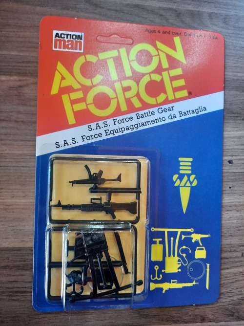 MOC Action Force 1982 S.A.S Force Battle Gear Vintage Figure