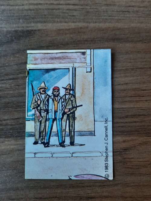 A-Team 1983 Dossier Card 77