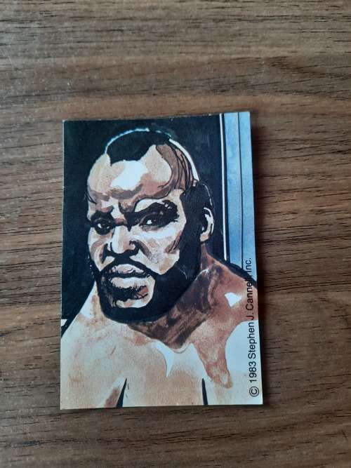 A-Team 1983 Dossier Card 89