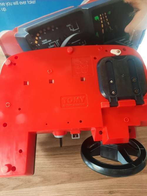 1983 Complete TOMY TURNIN TURBO DASHBOARD WITH BOX Vintage Figures