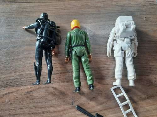 Action Force 1982 X3 Figures (DAMAGED) Vintage Figure