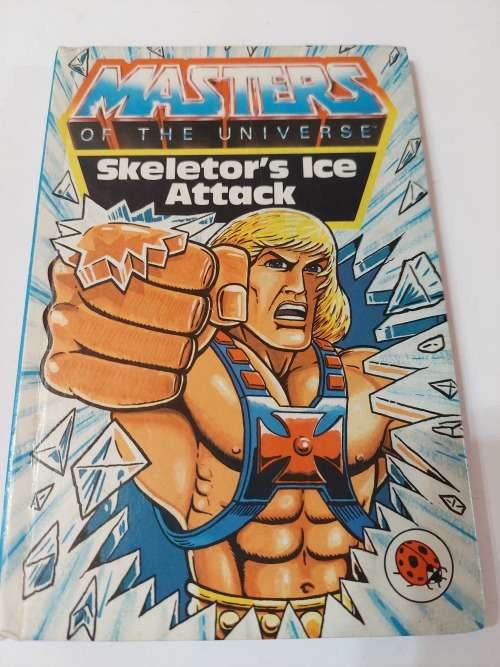 1983 Ladybird BOOK ` SKELETORS ICE ATTACK` of He-man-Masters of the Universe (MOTU) Vintage Figure
