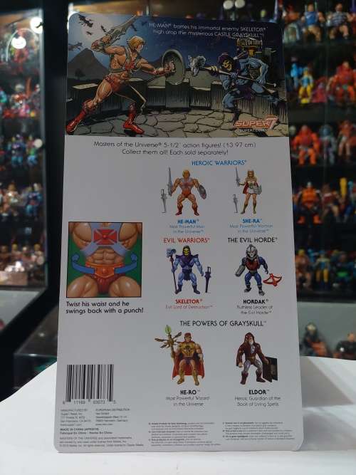 Masters Of The Universe (Motu) SUPER 7 HE-MAN Figure Moc