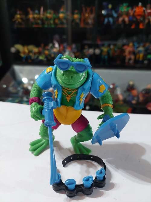 1989 Complete Genghis Frog Vintage Figure Teenage Mutant Ninja Turtles 34