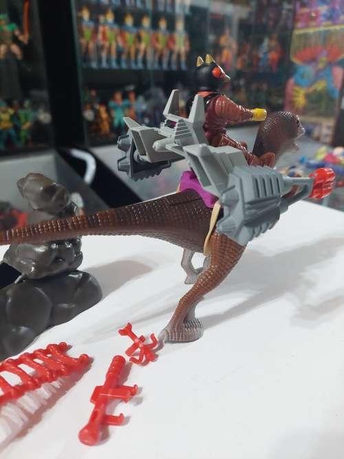 Dino Riders 1987 Deinonychus with ANTOR Vintage Figure