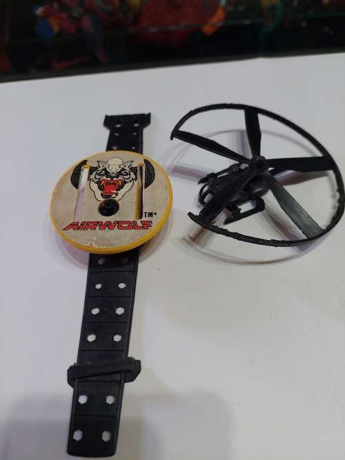 1980`s AIRWOLF WATCH LAUNCHER Vintage Figure