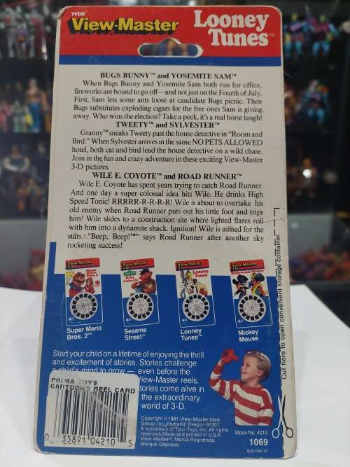 1991 MOC TYCO VIEW MASTER 3D LOONEY TUNES