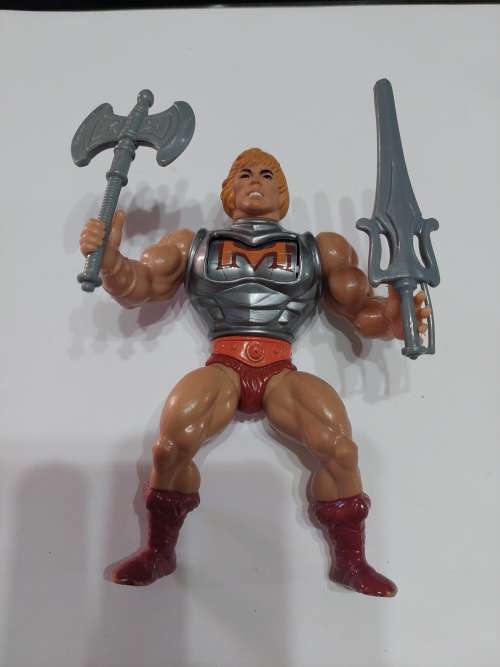 1984 Complete Battle Armor He-Man of He-Man Masters of the Universe (MOTU) Vintage Figure 73