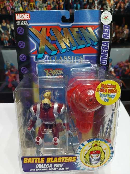MOC 2000 X-MEN BATTLE BLASTERS OMEGA RED Toy Biz Figure