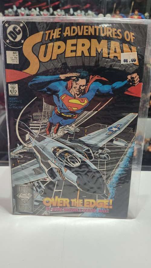 1988 Comic THE ADVENTURES OF SUPERMAN OVER THE EDGE