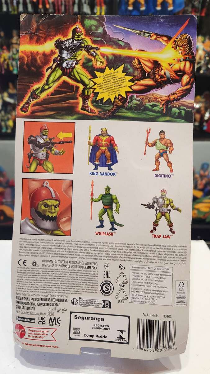 Masters Of The Universe (Motu) Origins Trap Jaw Figure Moc